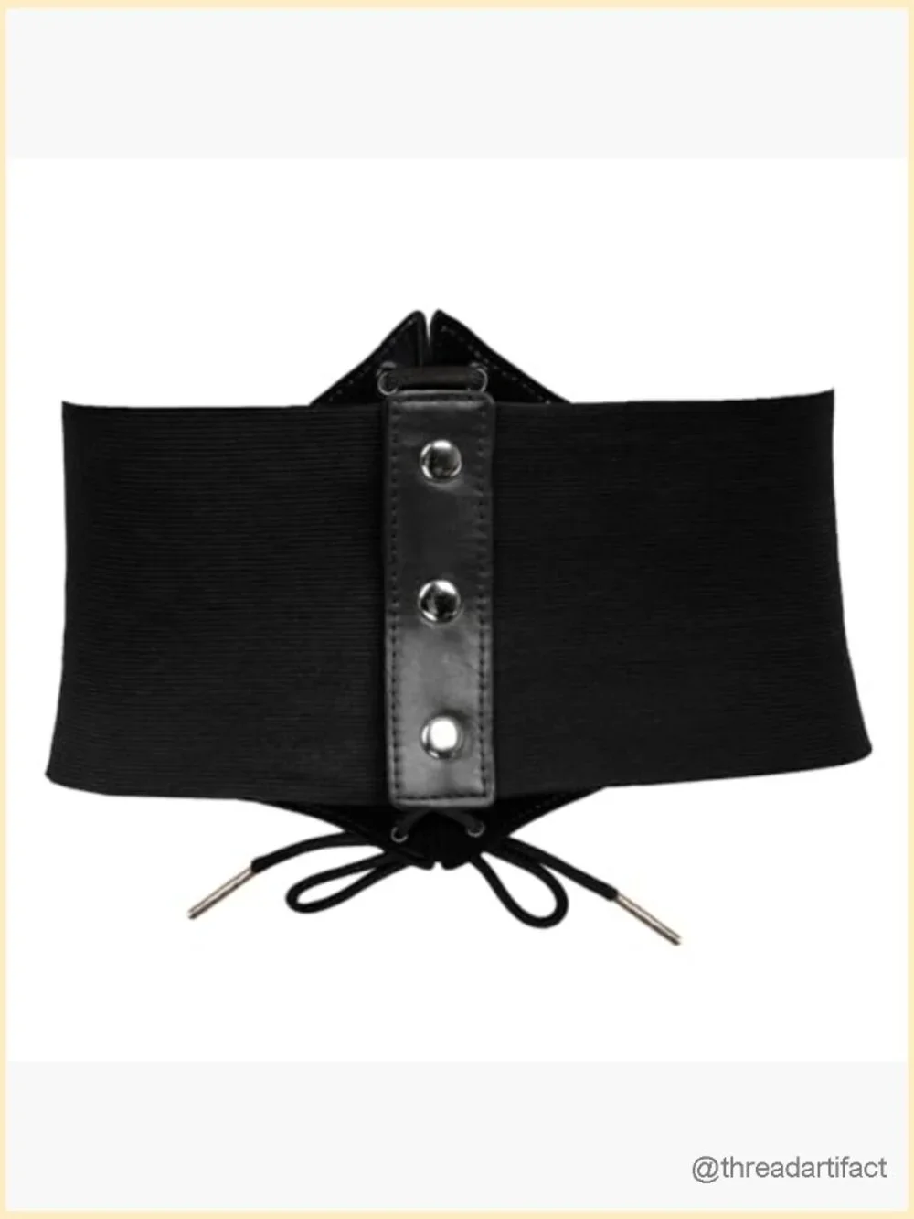 Lace-up Cinch Belt Corset Elastic Waist Belt Shapewear